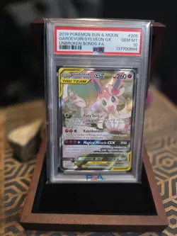 Pokemon 2019 Gardevoir & Sylveon GX 205 Alt Art Unbroken Bonds GEM MINT PSA 10 - Image 1