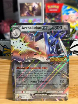 ARCHALUDON EX 130/191 Surging Sparks DOUBLE RARE Holo Pokemon TCG NM - Image 1