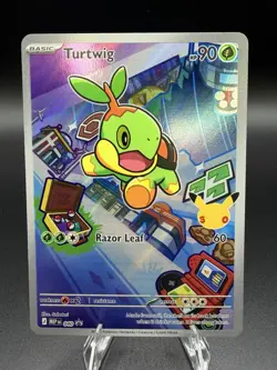 Pokemon TCG - Turtwig - First Partner Illustration Promo 040 30th Anniversary - Image 1