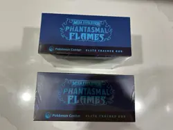 Phantasmal Flames Pokemon Center ETB Elite Trainer Box Sealed Set Of Two 2 - Image 5