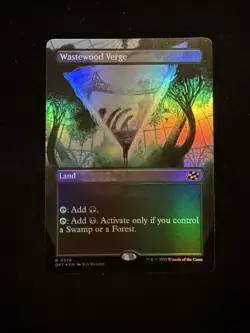 Wastewood Verge (Borderless) 374 Aetherdrift NM FOIL - Image 1