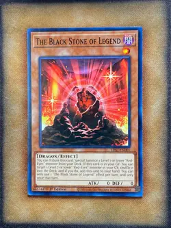 Yugioh The Black Stone of Legend LDS1-EN007 Common 1st Ed NM - Image 1