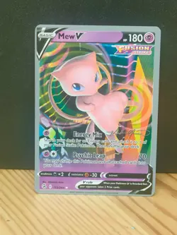 Pokemon Mew v Fusion Strike TCG Ultra Rare Card 113/264 World Championship 2022 - Image 1