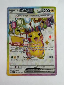 Pikachu ex 219/191 Ultra Rare | Sv08: Surging Sparks Pokemon - Image 1