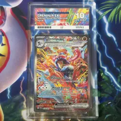 Pokemon Card | Ace 10 Greninja EX 214/167 English Twilight Masquerade SIR Holo - Image 1