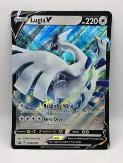 Pokemon Card Lugia V - LP SWSH: Sword & Shield Promo Cards Promo SWSH301 JUMBO - Image 1