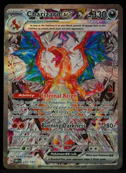 Charizard ex #223/197 Obsidian Flames NM/M Pokemon Card - Image 1
