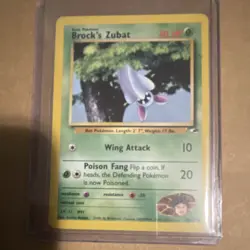 Pokemon Brock's Zubat 37/132 Gym Challenge Uncommon Regular 50 HP TCG Card - Image 1