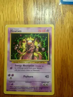 Pokemon Holo Vintage Card Lot Mewtwo Poliwrath Meowth Magneton hp-dmg read des. - Image 5