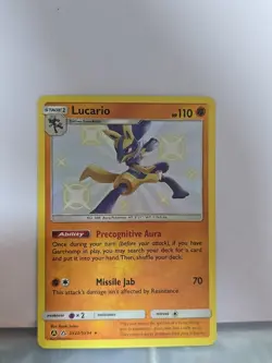 Lucario SV22/SV94 Hidden Fates Shiny Vault Holo Card Mint/Near Mint - Image 1