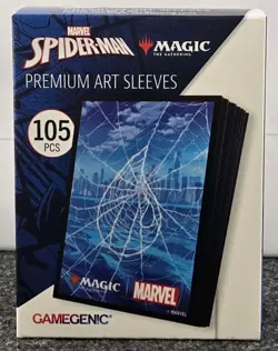 Gamegenic: MtG Spider-man Art Sleeves, Island - Image 1
