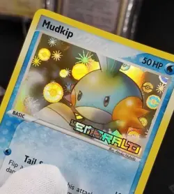 [NM] Mudkip 56/106 Pokemon Emerald Ex Reverse Holo - Image 1