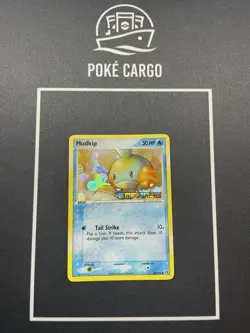 Mudkip 56/106 Ex Emerald Reverse Holo Stamped 2005 MINT - Image 1