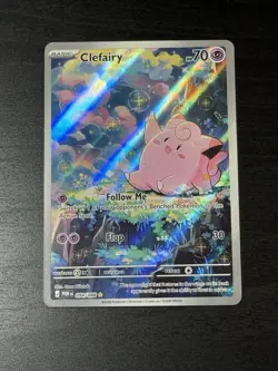 Lillie's Clefairy ex Special Illustration Rare Holo Sv09 184/159 Pokemon - Image 2