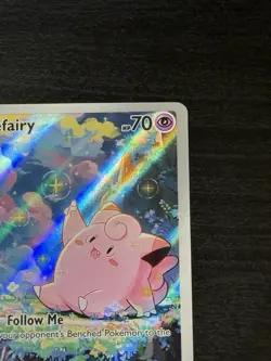 Lillie's Clefairy ex Special Illustration Rare Holo Sv09 184/159 Pokemon - Image 4