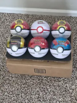 6 x Pokemon TCG Pokeball Tins - 18 Booster Packs Factory Sealed Costco IN HAND - Image 4