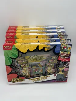 Pokemon Ascended Heroes Premium Poster Collection Mega Gardevoir + Lucario LOT 5 - Image 2
