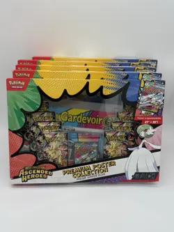Pokemon Ascended Heroes Premium Poster Collection Mega Gardevoir + Lucario LOT 5 - Image 4