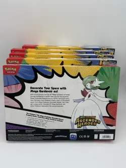 Pokemon Ascended Heroes Premium Poster Collection Mega Gardevoir + Lucario LOT 5 - Image 5