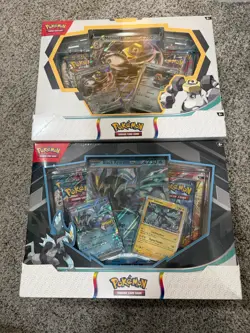 SEALED Pokemon TCG Black Kyurem ex & Melmetal ex Collection Box Target Bundle - Image 1