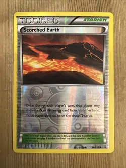 Scorched Earth - 138/160 - Uncommon - Reverse Holo NM Pokemon Primal Clash - Image 1
