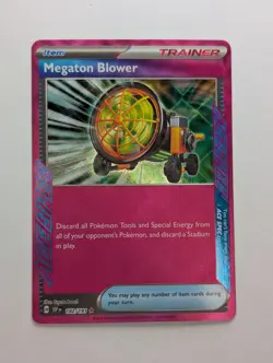 Megaton Blower 182/191 - SV08: Surging Sparks Pokemon ACE SPEC Rare NM - Image 1
