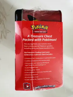 Pokemon Celebrations 25th Anniversary Collector's Chest Lunch Box Tin - Image 5