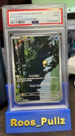 Psyduck 175/165 PSA 9 MINT Illustration Rare 2023 Pokemon Card Mew 151 - Image 1