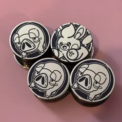 Pokemon Gold Flip Coins Lot Of 130 - Image 2