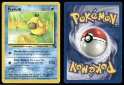 ✰ PSYDUCK 53/62 COMMON FOSSIL POKEMON ✰ DMG - Image 1