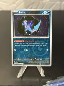 2023 Pokemon 151 Zubat 041/165 English TCG Reverse Holographic Holo Foil - Image 1