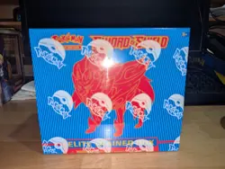 Sword & Shield Base Set Elite Trainer Box Zamazenta Pokemon Sealed - Image 1