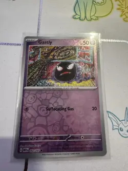 Pokemon TCG 151 Gengar Haunter Gastly Reverse Holo Line 094/165 NM - Image 5