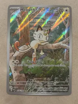 Pokemon Meowth 106/094 Me02: Phantasmal Flames Holo Illustration Rare 70 HP 2025 - Image 1