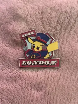 Pokemon 2022 Pikachu Pin London World Championship Collector - Image 1