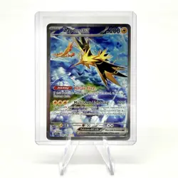 Zapdos ex 202/165 Special Illustration Rare Scarlet and Violet 151 Pokemon TCG - Image 1