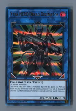 Xtra HERO Dread Decimator LEHD-ENA00 Ultra Rare Legendary Hero Decks Yu-Gi-Oh LP - Image 1