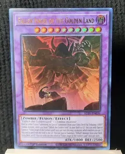 Yu-Gi-Oh! Fallen Angel of the Golden Land *ULTRA RARE* ALIN-EN036 1st Edition LP - Image 1