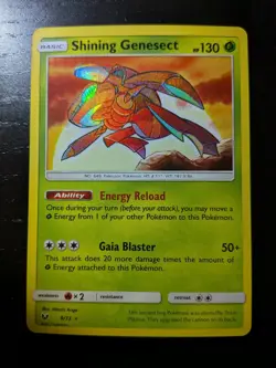 Shining Genosect Holo Rare 9/73 Shining Legends Pokemon NM - Image 3