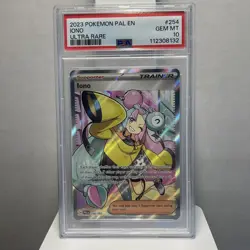 Pokemon TCG Iono Scarlet & Violet Paldea Evolved Ultra Rare Card 254/193 PSA 10 - Image 1