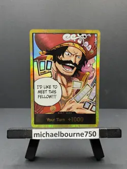 DON!! Card (Gol.D.Roger) (Gold) - Carrying On His Will (OP13) - Image 1