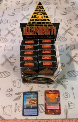 Terrorist Nuke Pentagon Card Unlimited 1995 INWO Illuminati 549 Cards/Box/4 Rule - Image 1