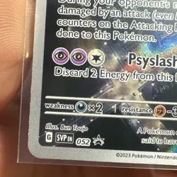 2023 Mewtwo 052 Sv: Scarlet & Violet Promo Cards Holo NM - Image 5