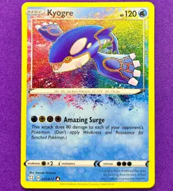 Kyogre 021/072 | Shining Fates | 2021 Pokemon TCG Card Amazing Rare Holo | LP/NM - Image 1