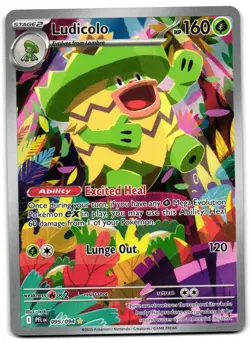 Ludicolo 095/094 - Phantasmal Flames Illustration Rare Pokemon TCG - NM Card - Image 1