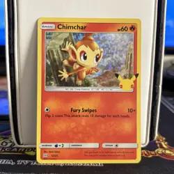 Chimchar 12/25 Holo Mcdonalds 25th Anniversary Promo Pokemon Card - Image 1