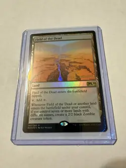 Date Stamped Prerelease Promo Field of the Dead - MTG Magic 2020 Core Set LP - Image 1