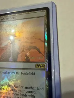 Date Stamped Prerelease Promo Field of the Dead - MTG Magic 2020 Core Set LP - Image 2