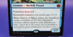 MTG Master of Waves 001/063 M Foil Duel Decks: Merfolk vs. Goblins - Image 2