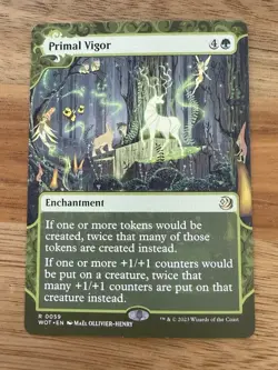Primal Vigor - Wilds of Eldraine: Enchanting Tales Enchantment Rare Green 59 - Image 1